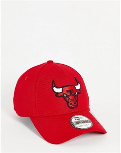 Красная сетчатая бейсболка с логотипом команды Chicago Bulls Diamond Era 9FORTY New era