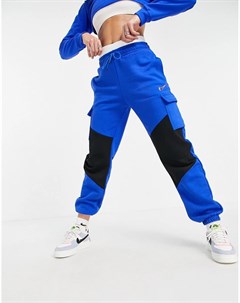 Черно синие брюки карго Dance Nike