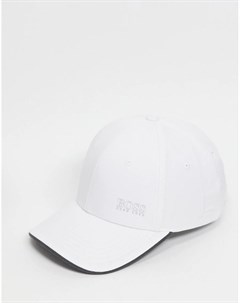 Белая кепка с маленьким логотипом BOSS Boss by hugo boss