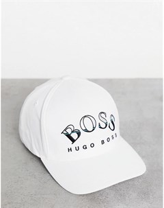 Белая кепка с логотипом BOSS Boss by hugo boss