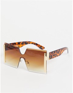 Женские квадратные солнцезащитные очки в черепаховой оправе Jeepers peepers