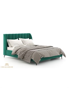 Кровать baxton studio sidoni зеленый 200x111x223 см Idealbeds