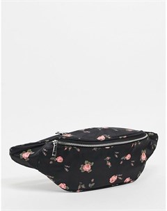 Большая сумка кошелек на пояс с цветочным принтом Asos design