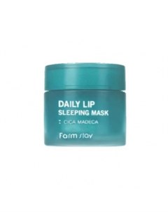 Маска Daily Lip Sleeping Mask Cica Madeca для Губ Увлажняющая Ночная с Центеллой 20г Farmstay