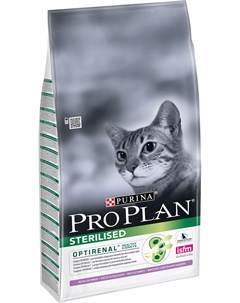 Сухой корм для кошек Sterilised Feline Turkey 3 кг Purina pro plan