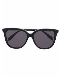 Солнцезащитные очки в квадратной оправе с декором Skull Alexander mcqueen eyewear