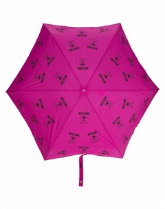 Зонт с логотипом Double Question Mark Moschino