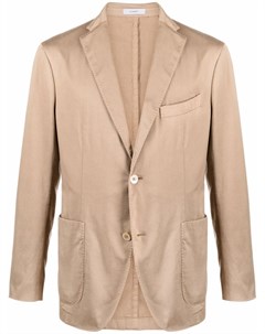 Однобортный пиджак с накладными карманами Boglioli
