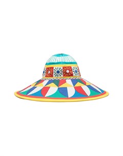 Шляпа с геометричным принтом Dolce&gabbana