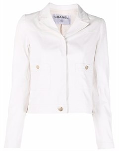 Джинсовая куртка с логотипом CC на пуговицах Chanel pre-owned