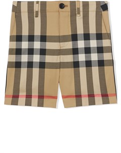 Шорты в клетку Burberry kids