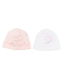 Комплект из двух шапок бини с логотипом Givenchy kids