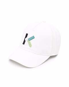 Твиловая кепка с вышитым логотипом Kenzo kids