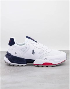 Белые кроссовки для бега с логотипом Polo ralph lauren
