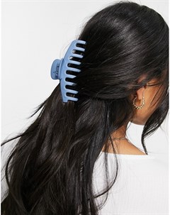 Голубая заколка краб для волос Asos design