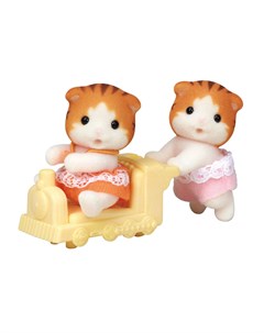 Игровой набор Рыженькие котята двойняшки Sylvanian families