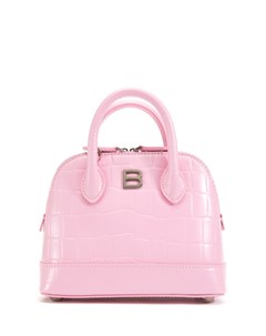 Розовая кожаная сумка Ville XXS Balenciaga