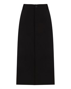 Черная юбка из шерсти Balenciaga