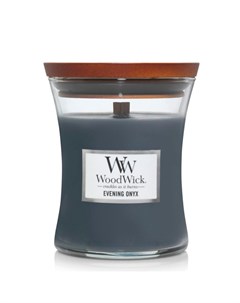 Свеча ароматическая средняя Вечерний оникс Woodwick