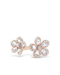 Кольцо Miss Daisy Double Flower из розового золота с бриллиантами David morris
