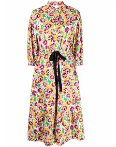 Платье рубашка миди с цветочным принтом Chinti & parker