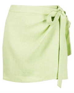Твидовая юбка мини Fontana с запахом Ciao lucia