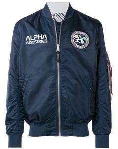 Куртка бомбер с нашивкой NASA Alpha industries