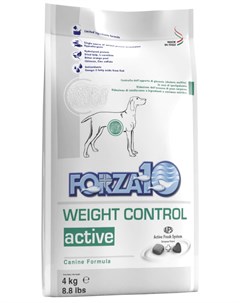 Dog Weight Control Active для взрослых собак с избыточным весом 4 кг Forza10