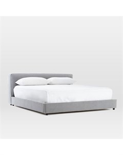 Кровать flanged серый 170x90x217 см Idealbeds