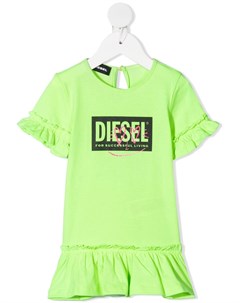 Платье футболка с логотипом Diesel kids