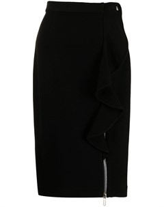 Драпированная юбка с молнией Givenchy pre-owned