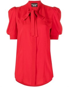 Блузка с короткими рукавами и бантом Boutique moschino