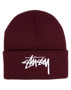 Шапка бини с вышитым логотипом Stussy