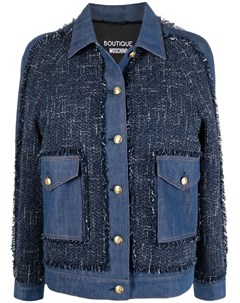 Джинсовая куртка на пуговицах Boutique moschino