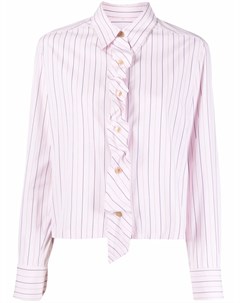Полосатая рубашка 2010 го года с оборками Chanel pre-owned
