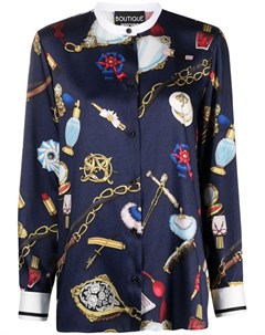 Блузка с длинными рукавами и принтом Fantasy Boutique moschino