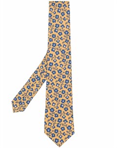 Жаккардовый галстук с цветочным узором Canali