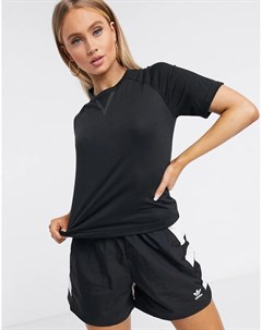 Черная укороченная футболка adidas x Karlie Kloss Training Adidas performance