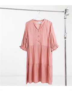 Свободное розовое платье Junarose