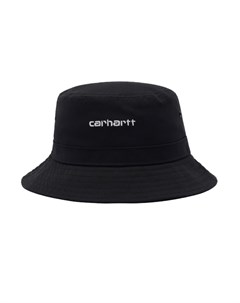 Панама Script Bucket Hat Black White 2021 Carhartt wip