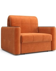 Кресло Ницца 0 8 Velutto 27 оранжевый накладка венге Агат