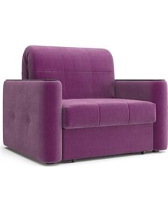 Кресло Ницца 0 8 Velutto 15 фиолетовый накладка венге Агат