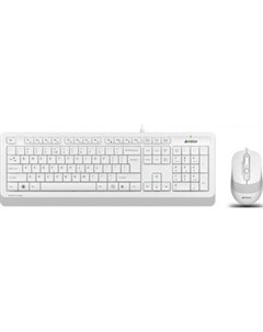 Комплект клавиатура и мышь Fstyler F1010 клав белый серый мышь белый серый USB Multimedia A4tech