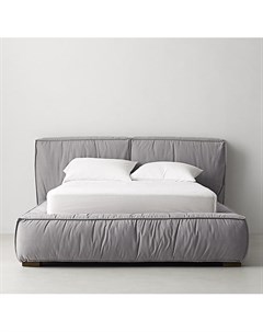 Кровать sona серый 206x100x240 см Idealbeds