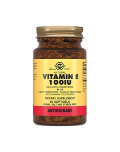 Солгар витамин E 100МЕ капс 50 Solgar vitamin and  herb