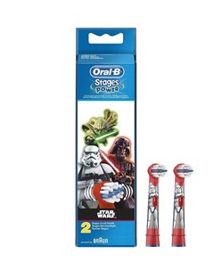 ОРАЛ БИ СТЕЙДЖЕС ПАУЭР насадки для электрической зубной щетки детские EB10K Star Wars 2 шт Braun gmbh