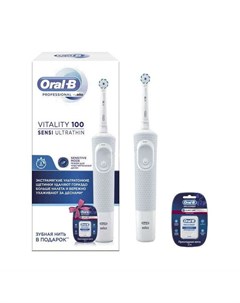 ОРАЛ БИ набор электрическая зубная щетка Виталити D100 413 1 ПРО СенсУльт тип 3710 нить зубная Проэк Braun gmbh