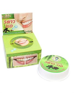 5 СТАР КОСМЕТИК зубная паста отбеливающая с углем Бамбука 25г 5 star cosmetic