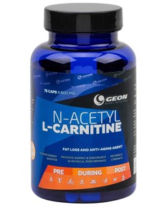 Acetyl L carnitine 75 капсул Geon