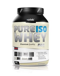 Изолят сывороточного протеина Pure ISO Whey вкус Ваниль 908 гр VPLab Vplab nutrition